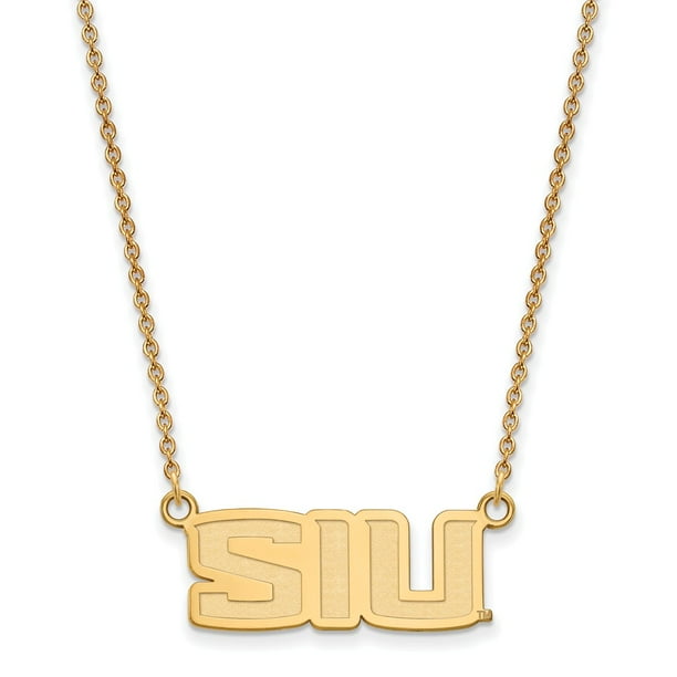 18 in x 1.25 mm 925 Sterling Silver Officially Licensed Southern Illinois University College Small Pendant with Necklace 18 in x 1.25 mm 925 Sterling Silver Officially Licensed Southern Illinois University College Small Pendant with Necklace